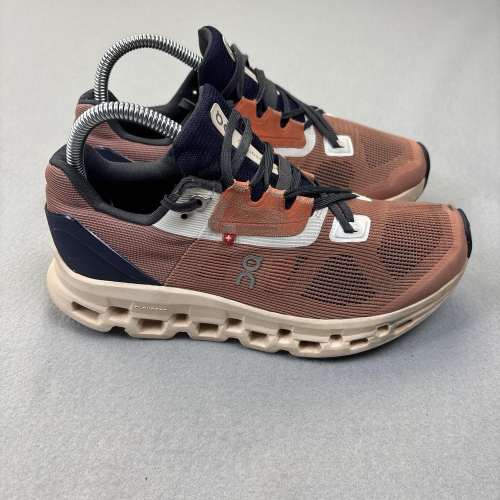 On Cloudstratus Shoes Womens Size 7.5 Brown CloudTec Running Sneakers 39.98657